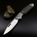 J.E. Made Knives Combustion CPM-S35VN Stahl Titan Carbon mit Clip