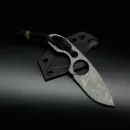 Forge Works Neck Knife Pathfinder Messer mit Cryo Behandlung Stahl SB1 und Kydex
