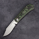 SALE - Kansept Bevy Jungle Wear Carbon Slipjoint Pocket Knife CPM-S35VN