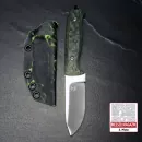 SK01 EDC knife FAT carbon jungle incl. MDK Kydex sheath Aqua Zombie SB1+ steel