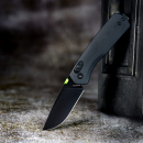 James Brand - Carter Messer G10 schwarz mit schwarzer VG10 Klinge mit slidelock