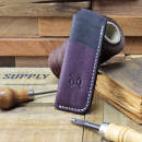 Handmade Leather Sheath Combo Black/Purple for SK-X and X1 Tool - de.leather