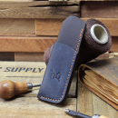 Handmade Leather Sheath Combo Tobacco/Navy blue for SK-X and X1 Tool - de.leather
