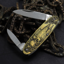 Absolut Selten - Schlieper Taschenmesser aus Solingen mit Prägeschalung "Kölner Dom"