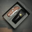 Abverkauf - EKA Messer 12C27 Stahl mit Backlock und Bubingaholz Taschenmesser