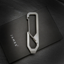 The James Brand Holcombe Titanium Key Ring Snap Hook