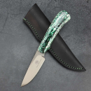Fin & Feather by Arno Bernard Knives with stabilized kudu bone green