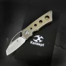 Kansept Goblin Knife Titan Bronze Anodized Folder with Blade CPM-​S35VN with Clip