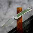 Kansept Gremlin CPM S35VN Titanium Folder with Micarta green insert