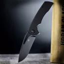 Kansept Knives "Low budget" Kryo Linerlock Folder G10 and knife blade coated in D2 black