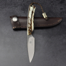 Marmoset - Arno Bernard Knives - EDC Knife N690 Warthog Tusk dyed **