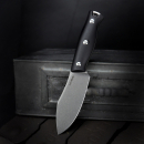 Antique-Q großes preiswertes Freizeitmesser von JE made Knives mit Kydexscheide G10 schwarz