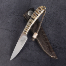 Fin & Feather with mammoth molar by Arno Bernard Knives