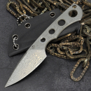 Prototyp - SK09 Naked - Damast Twisted Star mit Kydex - Ätzfehler
