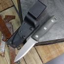 JE made Knives modernes Bushcraft Messer Scandi 12C27 Stahl