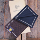 RMC Classic Line - Real men carry ... EDC Hank 2-sided brown / black herringbone pattern 20x20cm