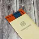 RMC Classic Line - Real men carry ... EDC Hank - bright colors orange / gray 20x20cm handkerchief