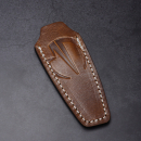 SK09 - Brown leather sheath for the scale and inlay version