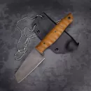 Custom SK05 outdoor carbon steel 1.2419 EDC Micarta with MDK-Kydex and link chain