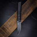 Böker Plus knife Alluvial All Black designed by Justin Lundquist switchblade