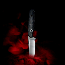 Steffen Bender Custom EDC Knife M390 Steel Lightning Strike Carbon + MDK Kydex and Original