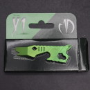 X1 Custom - Ein Tool für den Schlüsselbund Prybar aus Titan anodisiert grün