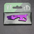 X1 Custom - A tool for the Prybar keychain anodized titanium purple