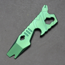 X1 Custom - A tool for the Prybar keychain anodized titanium green