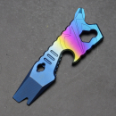 X1 Custom - A tool for the Prybar keychain anodized titanium multicolor