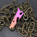 X1 Custom - Ein Tool für den Schlüsselbund Prybar aus Titan anodisiert Verlauf